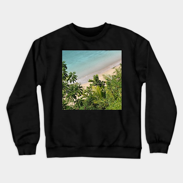 Palm Beach Crewneck Sweatshirt by StylishPrinting